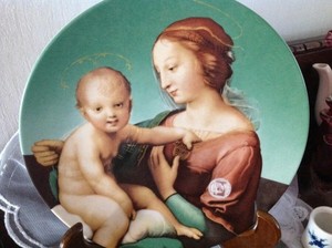 성모마리아와 아기예수 .... 라파엘